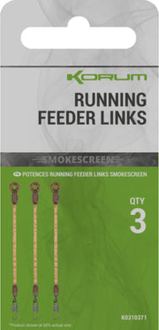 Sistem KORUM Smokescreen Running Feeder Links, 11.5cm, 3buc/pac