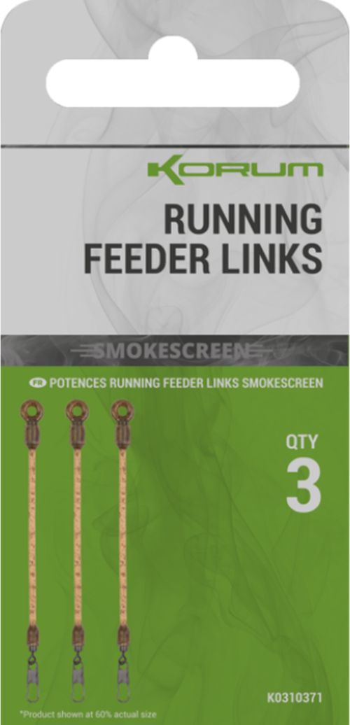 Sistem KORUM Smokescreen Running Feeder Links, 11.5cm, 3buc/pac