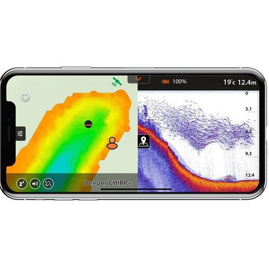 Smart Sonar DEEPER Chirp Plus Winter Bundle + Termos si Carcasa de Noapte + Buff