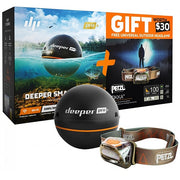 Sonar DEEPER Pro + Lanterna Petzl
