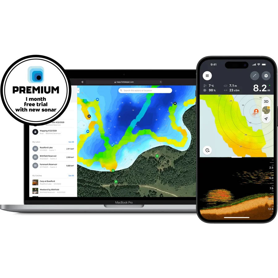 Sonar DEEPER Smart Chirp+ 3.0, FLDP47