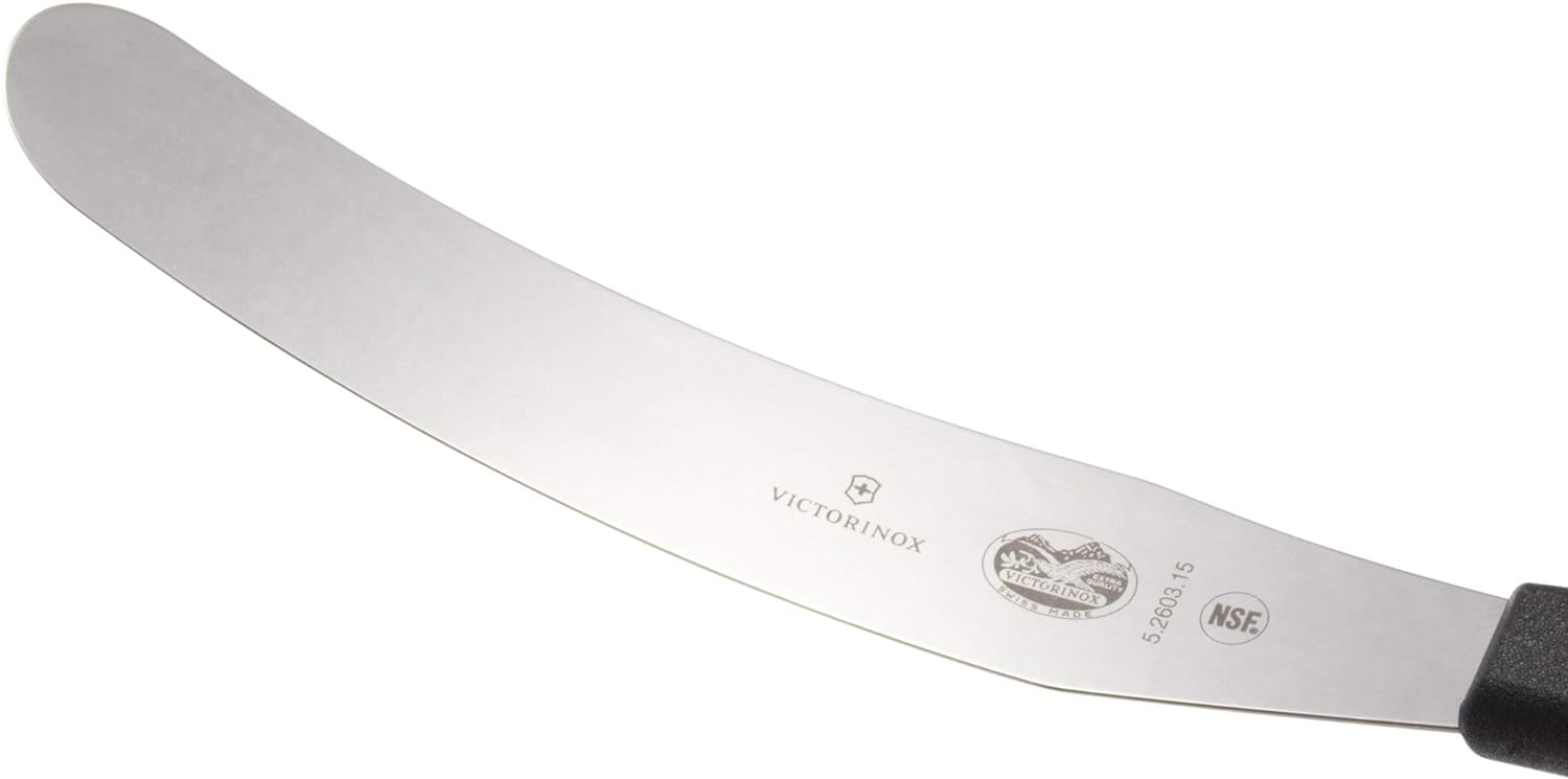 Spatulă flexibil cu lamă dreaptă Victorinox, negru, 5.2603.15