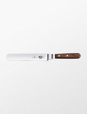 Spatula Victorinox Shaped Offset Blade, Lemn, Lama 23cm, Maro