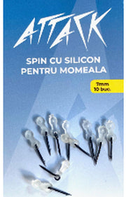 Spin Attack Pentru Momeala Bait Sting Cu Inel Silicon, 7mm, 10buc/plic 