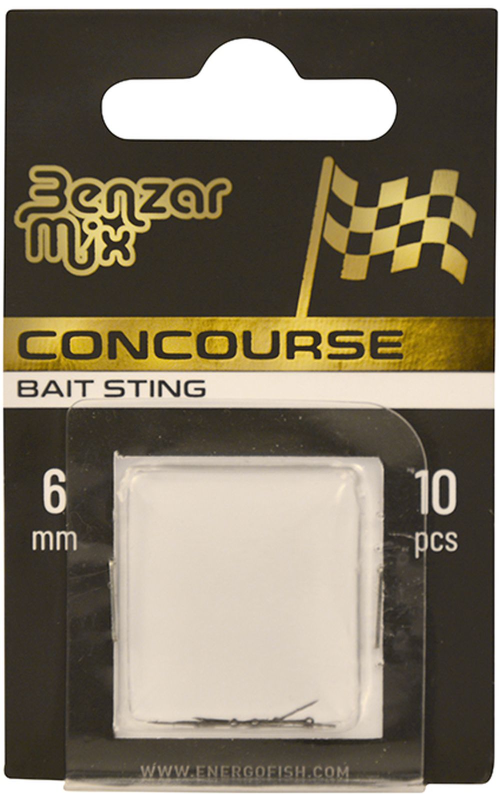  Spin Pentru Momeala Benzar Concurse Bait Sting, 6mm, 10buc/plic 