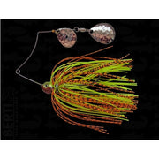 Spinnerbait Bertilure Cu Doua Palete SHALLOW KILLER COLORADO Model COLORADO Culoare ORANGE/NEGRU - CHARTREUSE 7 gr.