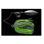 Spinnerbait Bertilure Cu Doua Palete SHALLOW KILLER COLORADO Model SALCIE Culoare Alb/Negru-Chartreuse 11 gr.