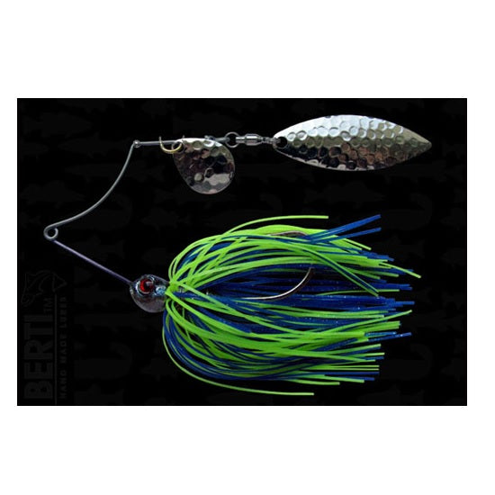 Spinnerbait Bertilure Cu Doua Palete SHALLOW KILLER COLORADO Model SALCIE Culoare Blue-Chartreuse 11 gr.