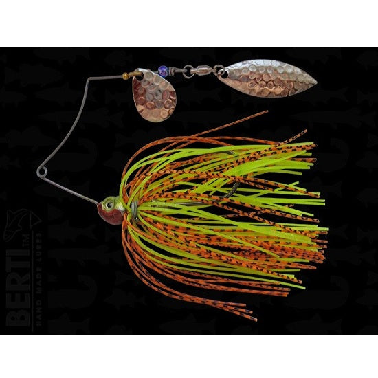 Spinnerbait Bertilure Cu Doua Palete SHALLOW KILLER COLORADO Model SALCIE Culoare ORANGE/NEGRU-CHART. 7 gr.