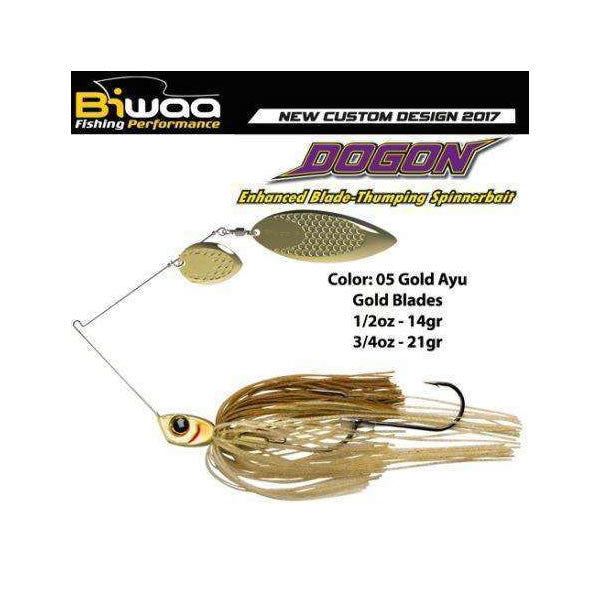 Spinnerbait Biwaa Dogon Gold Ayu-Gold Blades