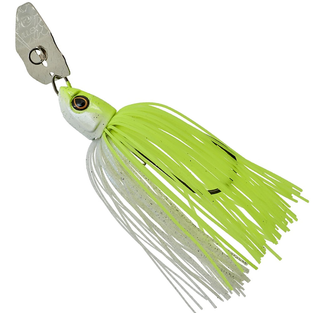 Spinnerbait ILLEX Blade Blaster White/Chart 1buc/pac