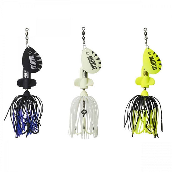 Spinnerbait Madcat A-Static Screaming Spinner 65gr Firetiger UV