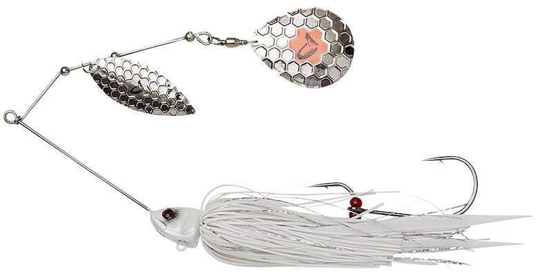 Spinnerbait SAVAGE GEAR DA Bush, White Silver, 42g, 18cm, 1buc/pac