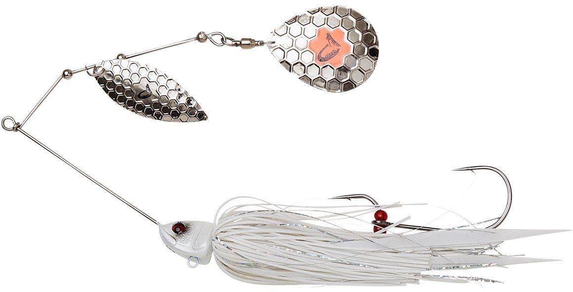 Spinnerbait SAVAGE GEAR Da Bush, White Silver, 14cm, 21g, 1buc/pac