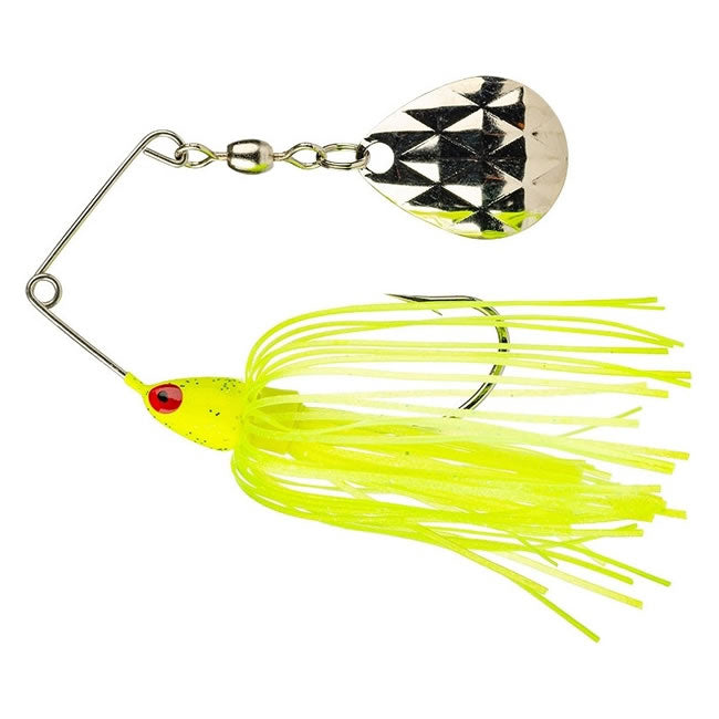 Spinnerbait Strike King Mini-King, Chartreuse Head Chartreuse Skirt, 3.5g