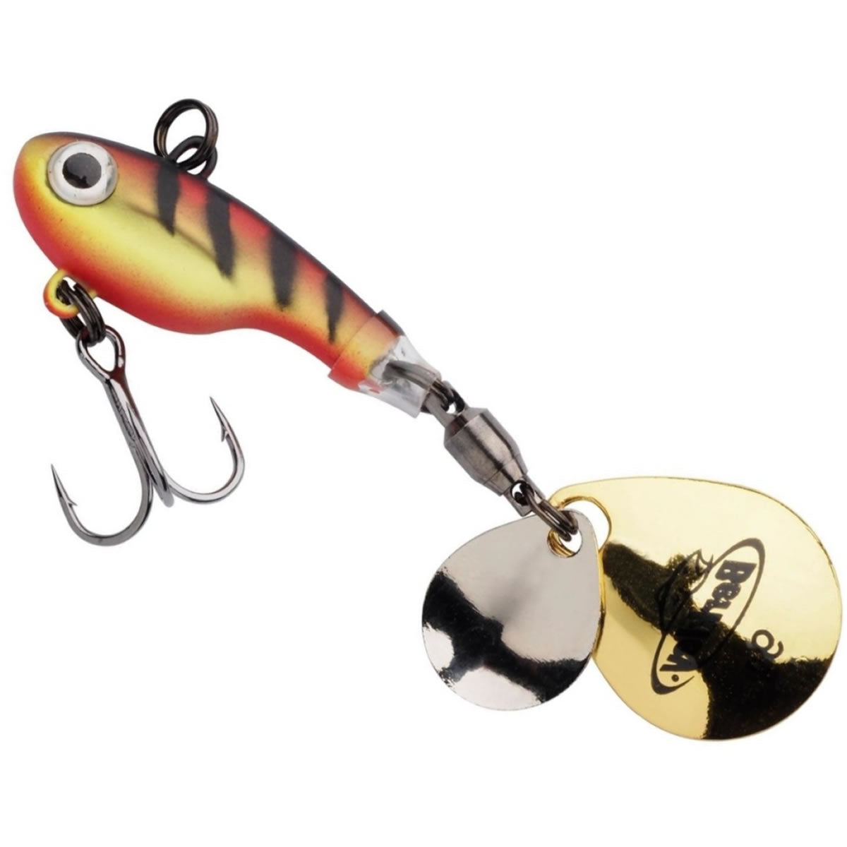 Spinnertail BERKLEY Pulse Spintail, Yellow Perch, 6cm, 9g