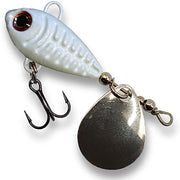 Spinnertail BERTI Skeletonik Pro Colorado Nickel Alb 1013