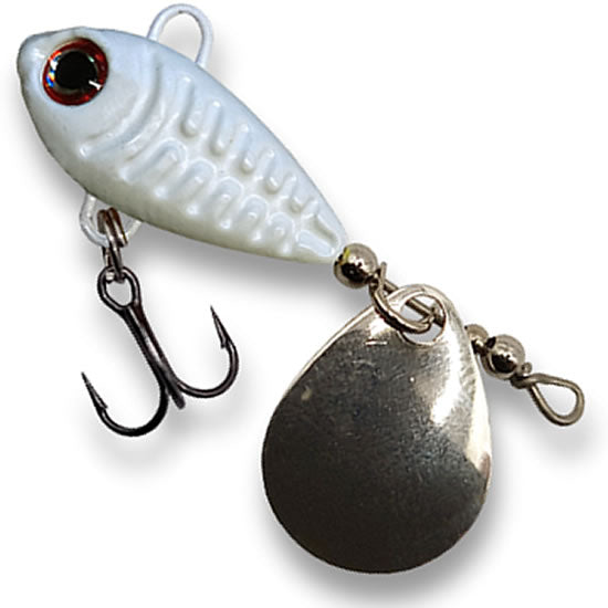 Spinnertail BERTI Skeletonik Pro Colorado Nickel Alb 1013