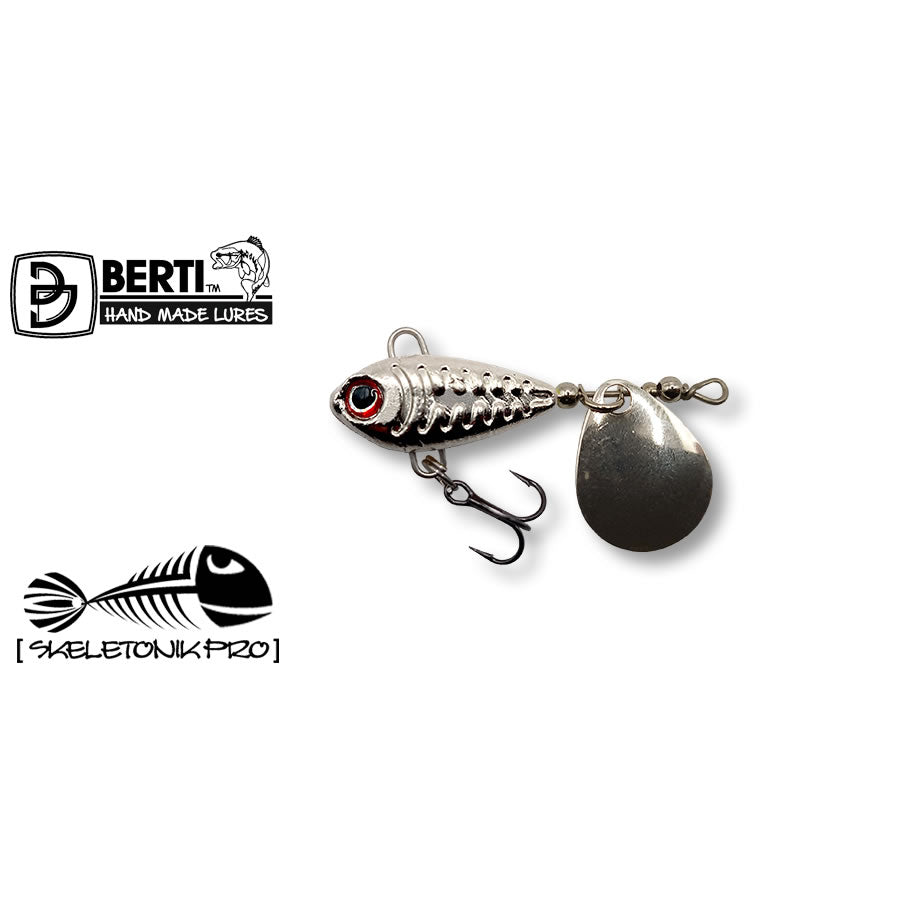 Spinnertail BERTI Skeletonik Pro Colorado Nickel Nickel