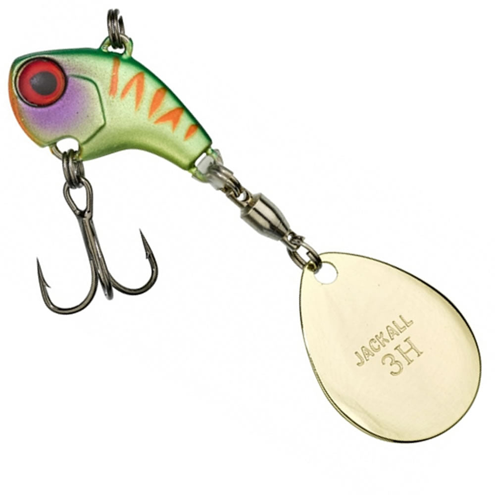 Spinnertail ILLEX Deracoup Lime Chart Tiger 1buc/pac