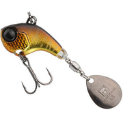Spinnertail JACKALL Deracoup Fine Silver Powder Gold &amp; Black 2.65cm