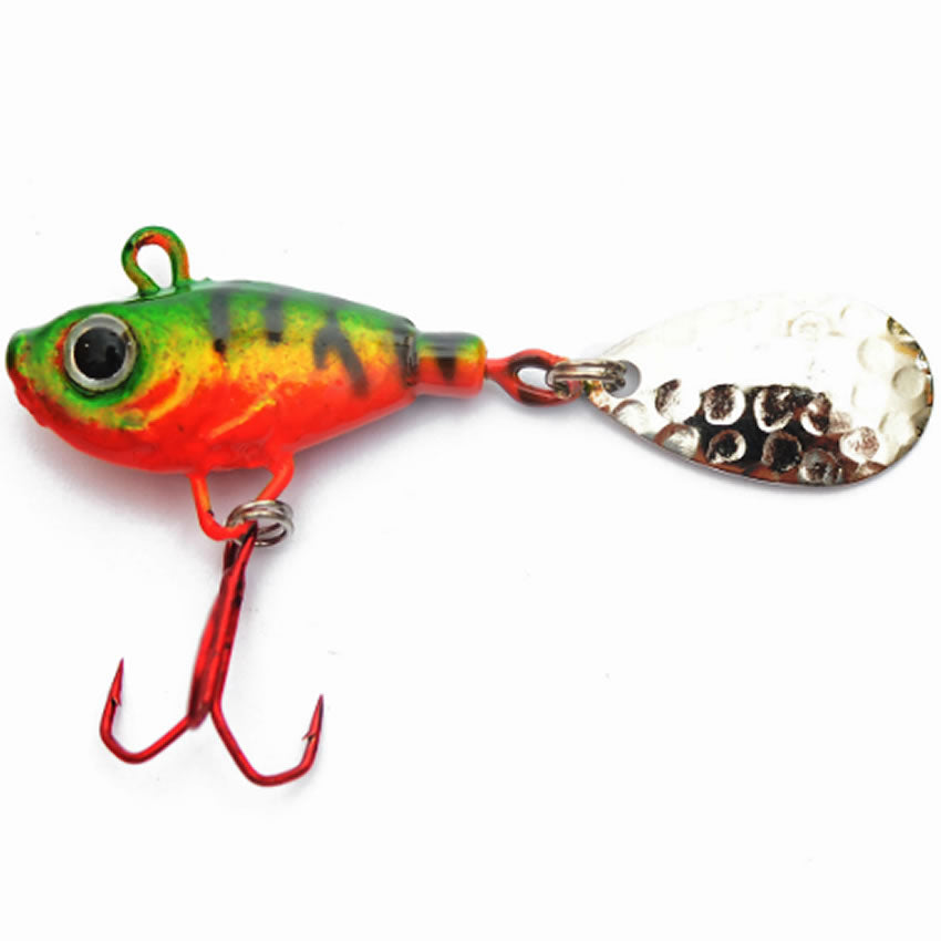 Spinnertail Profi Blinker Spinner Jig Fish Green Fire Tiger