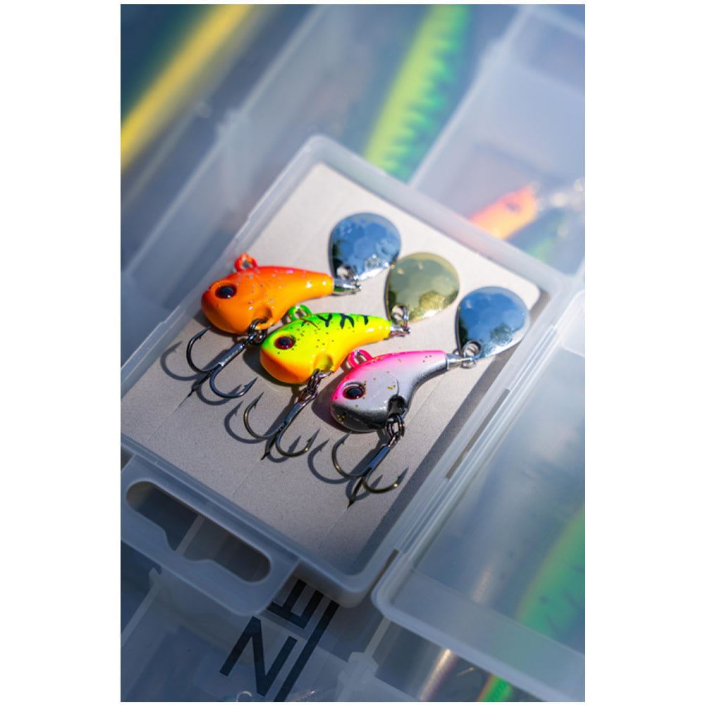 Spinnertail ZEBCO Target Fish Spin Jig Set 9.5cm 3buc/pac