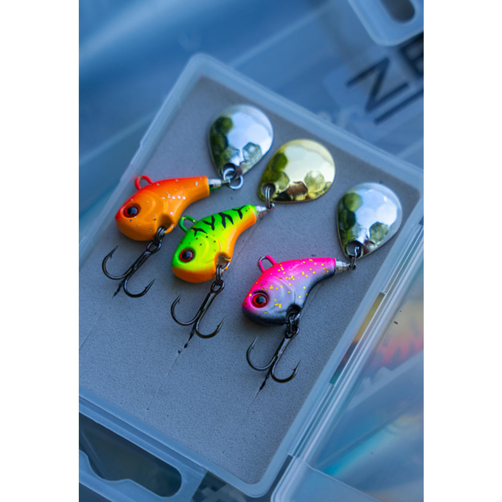 Spinnertail ZEBCO Target Fish Spin Jig Set 9.5cm 3buc/pac