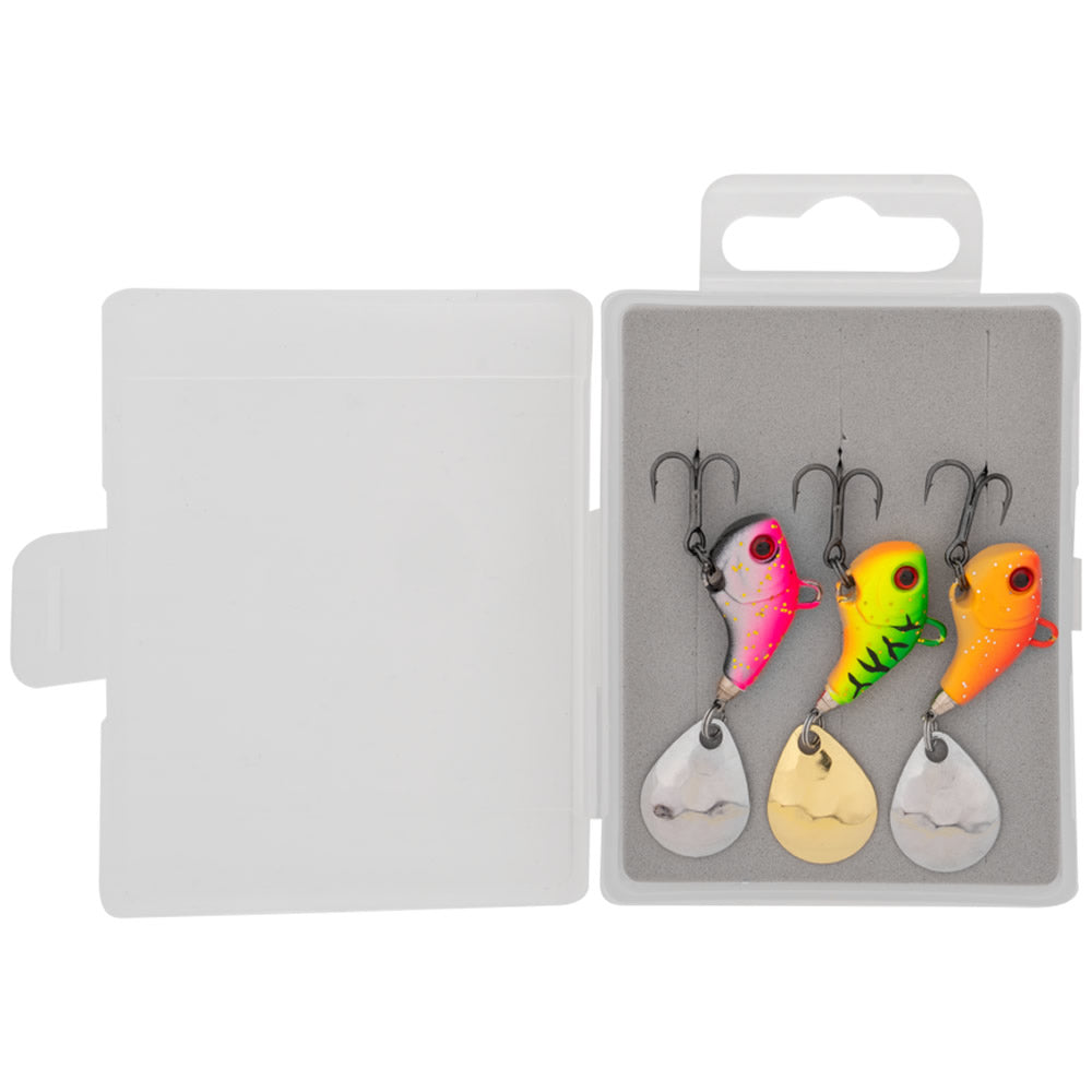 Spinnertail ZEBCO Target Fish Spin Jig Set 9.5cm 3buc/pac