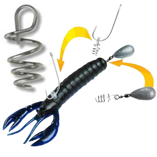 Spirale pentru Naluci Moi STONFO 621 Soft Lure Springs, Dim.2, 6buc/pac