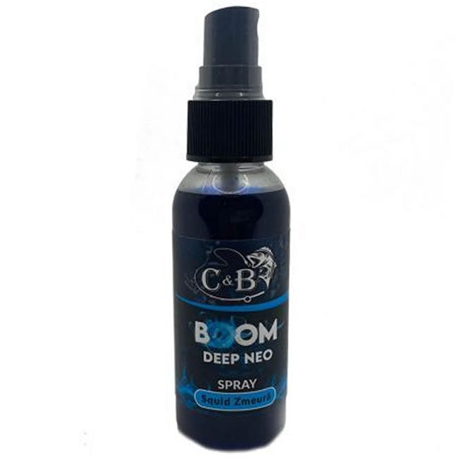 Spray Atractant C&amp;B Deep Neo Boom, Squid Zmeura, 50ml 