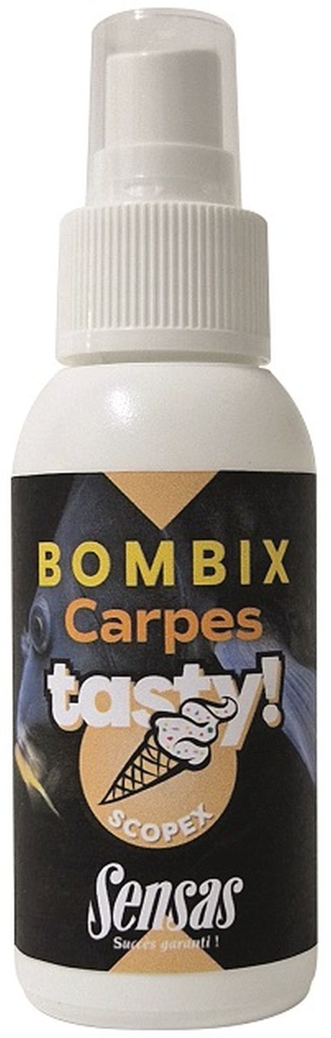 Spray Atractant SENSAS Bombix, Tasty Scopex, 75ml