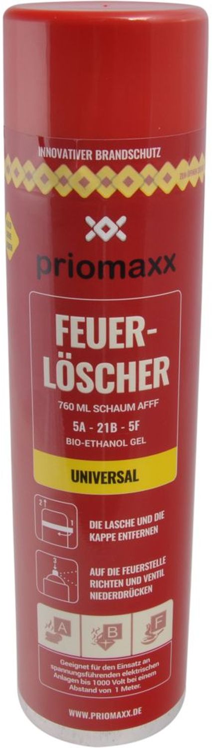 Spray PRIOMAXX Stingere Incendii, 760ml, 7x29cm