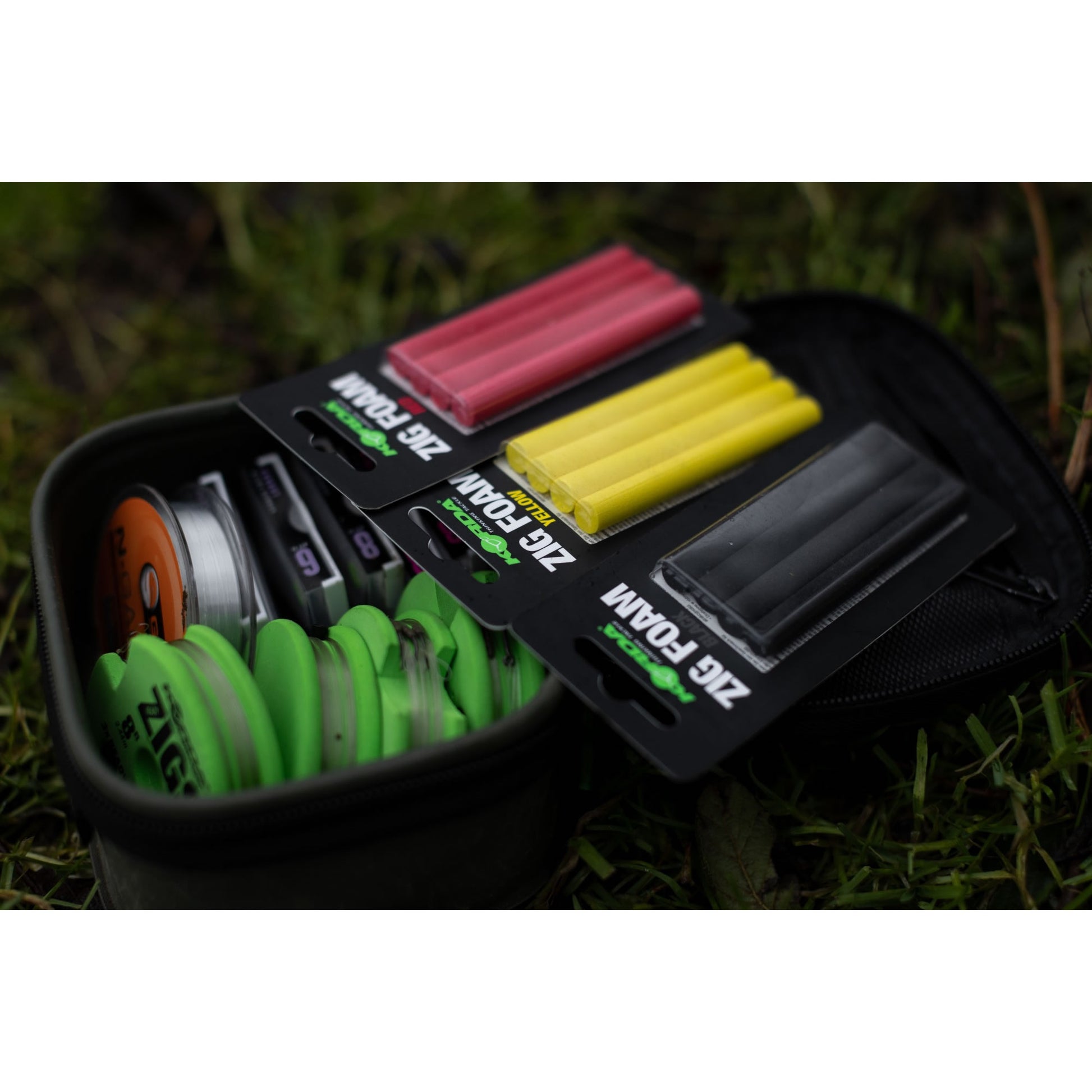 Spuma Flotanta KORDA Zig Foam, Galben, 8mm, 4buc/pac