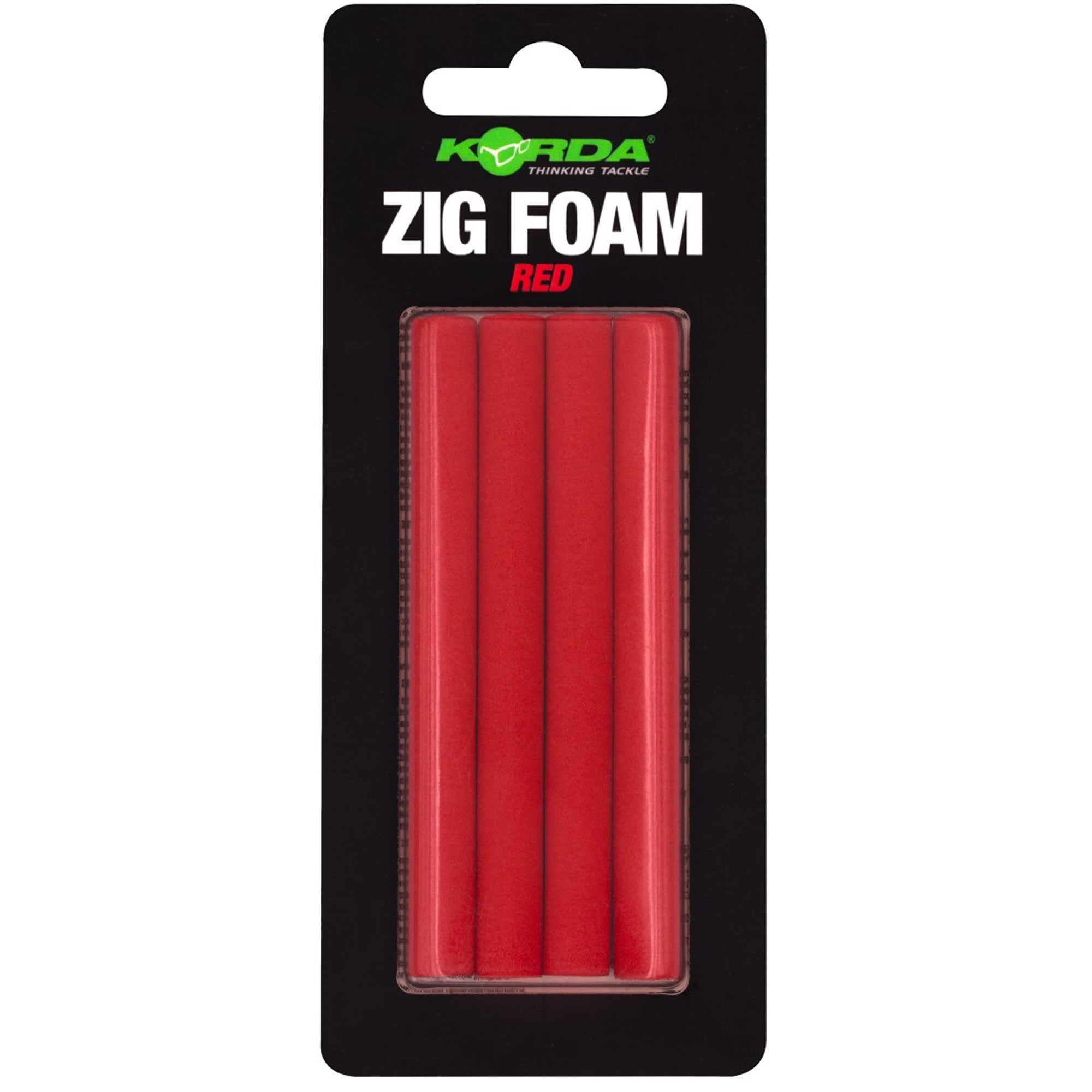 Spuma Flotanta KORDA Zig Foam, Negru, 8mm, 4buc/pac