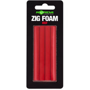 Spuma Flotanta KORDA Zig Foam, Rosu, 8mm, 4buc/pac