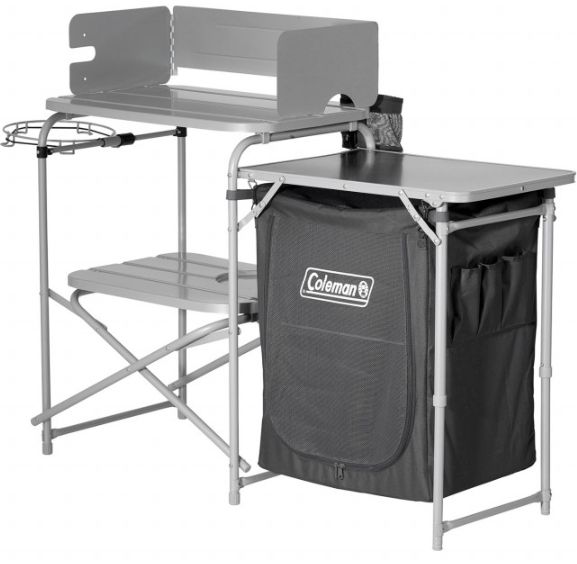 Stand Coleman Pentru Gatit Pliabil Cu Loc De Depozitare, 141x60x98.5cm