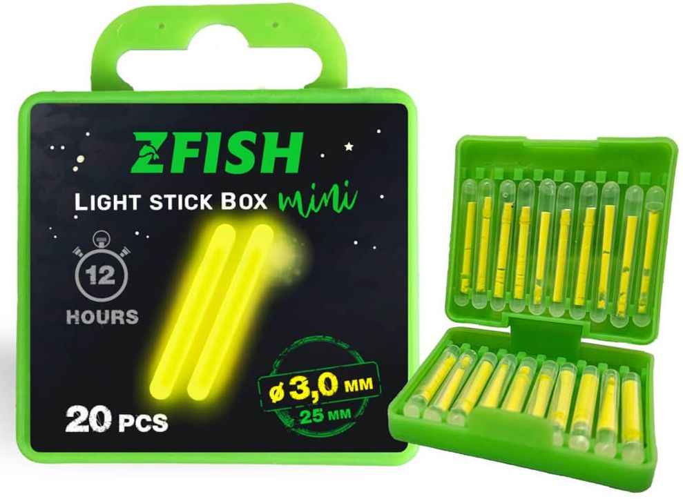 Starlite Zfish Chemical Light Stick Box, 25mm, 3mm, 20buc/pac