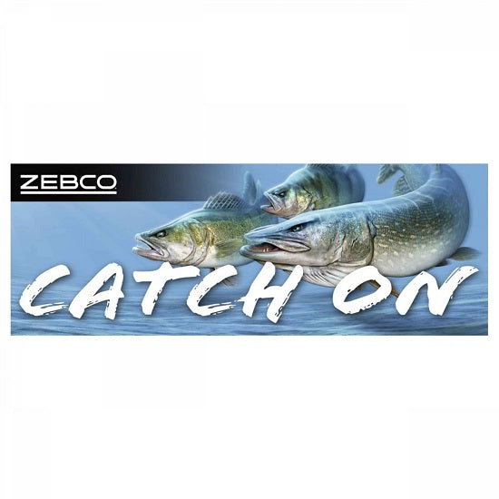 Sticker Zebco Catch On, 15 x 5cm