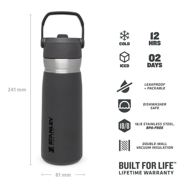 Sticla Apa Stanley The IceFlow Charcoal 0.65 l 