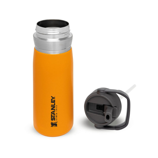 Sticla Apa Stanley The IceFlow Flip Straw Water Bottle Saffron 0.65L 