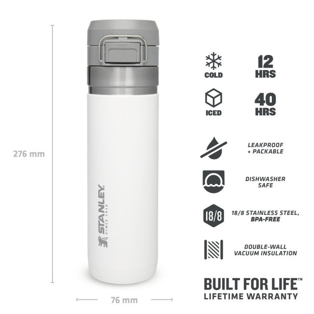 Sticla Apa Stanley The Quick Flip Water Bottle Polar 0.7L 
