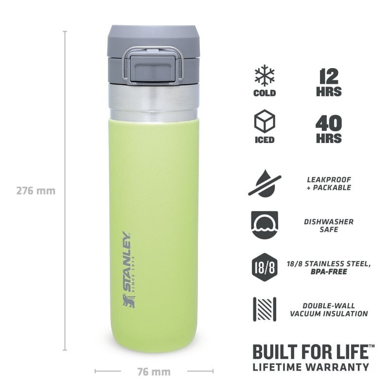 Sticla Termos Stanley, The Quick Flip Water Bottle, Citron, 0.7L