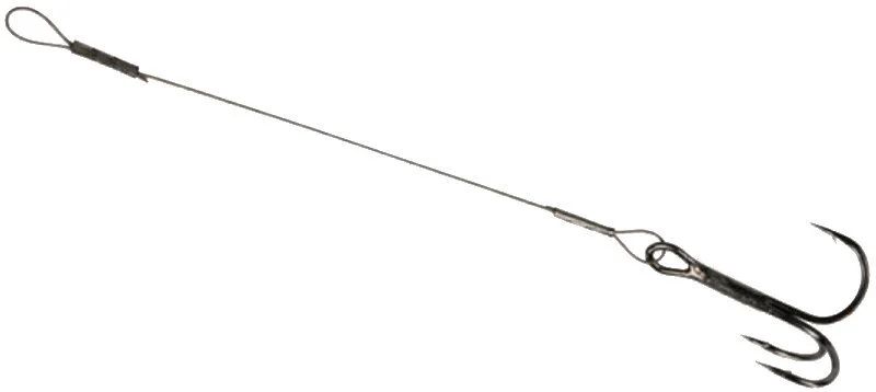 Stinger DAM Effzett 7X7 Uncoated Stinger Silver Spinning System, Nr.6, 8cm, 10kg, 2buc/pac 