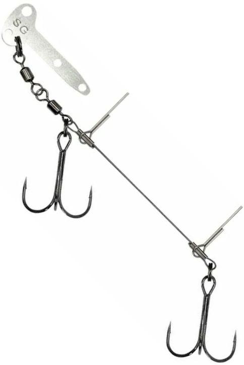 Stinger SAVAGE GEAR Pro Peg Blade Rig Fishing Hook Large, Nr.2, 23kg, 2buc/pac 