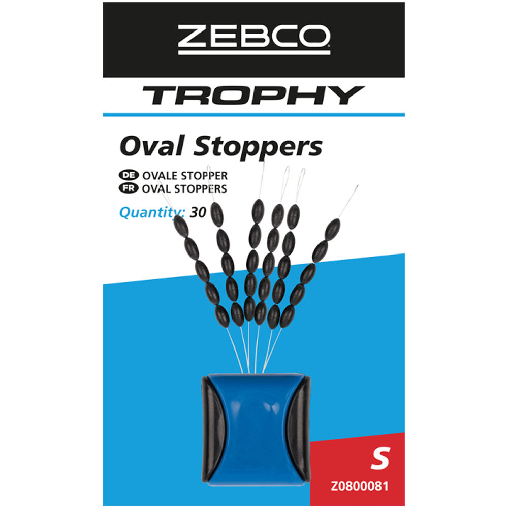 Stoper ZEBCO Trophy Oval Stoppers XL, 30buc/plic