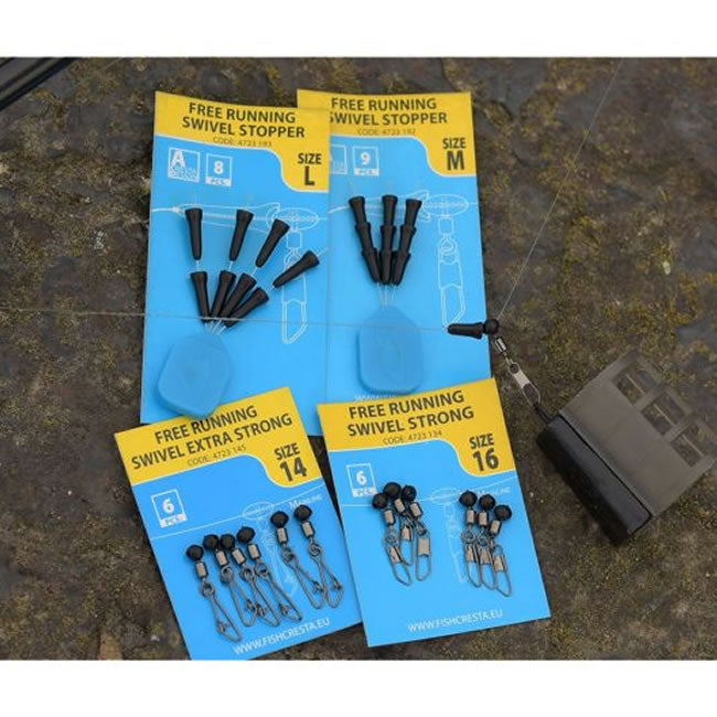 Stopper Culisant Cresta Free Running Swivel, Medium, 9buc/pac