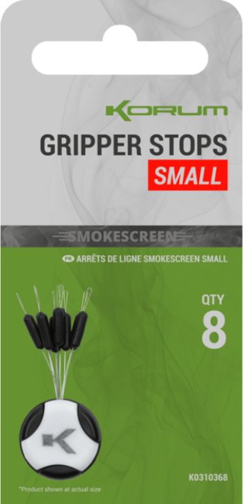 Stopper KORUM Smokescreen Gripper Stops Small, 8buc/pac