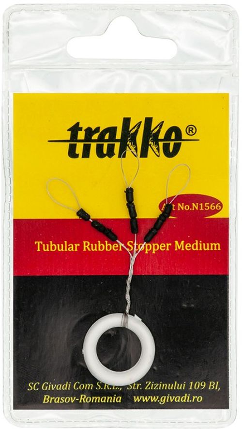 Stopper TRAKKO Cauciuc Tubular S, 9buc/pac