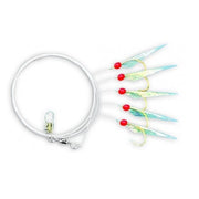 Streamer Zebco H Rig Nr4 Silver red